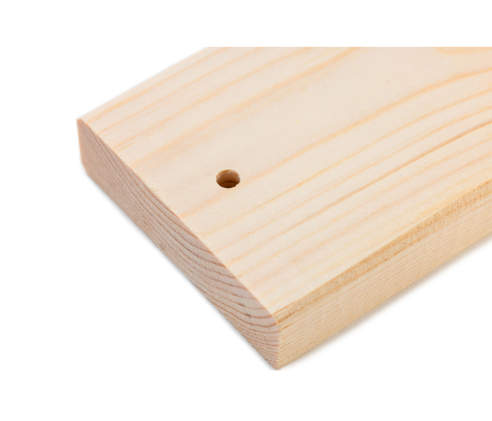 Drilled wooden components